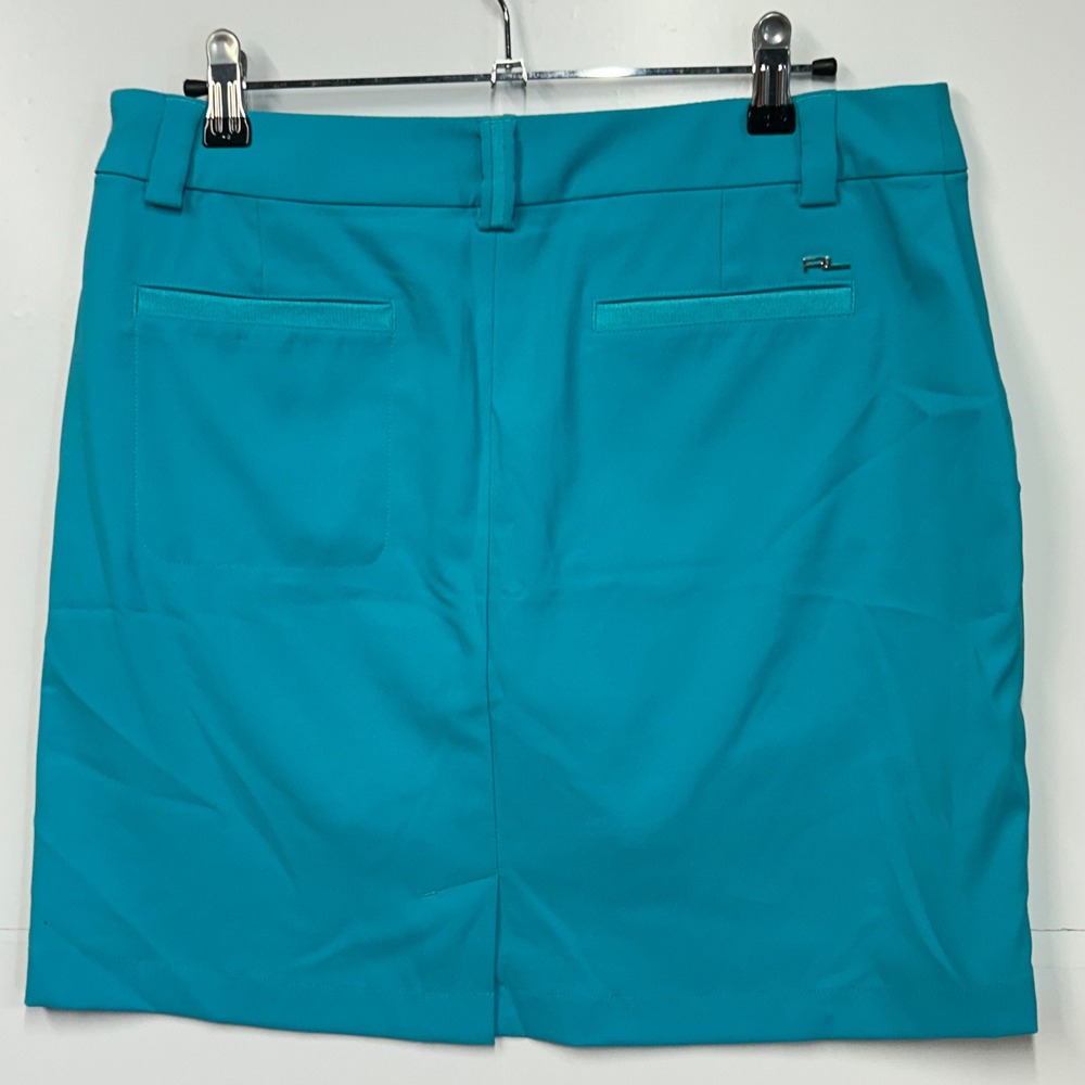 Polo Golf‎ Ralph Lauren Womens Turquoise Blue Performance Skort Size 6 Side Zip - Picture 2 of 14